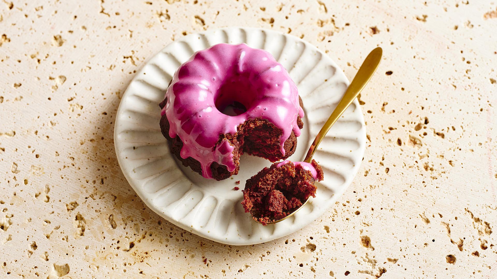 Chocolate mini bundt cakes