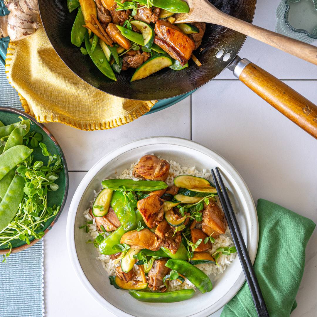 Easy chicken stir fry