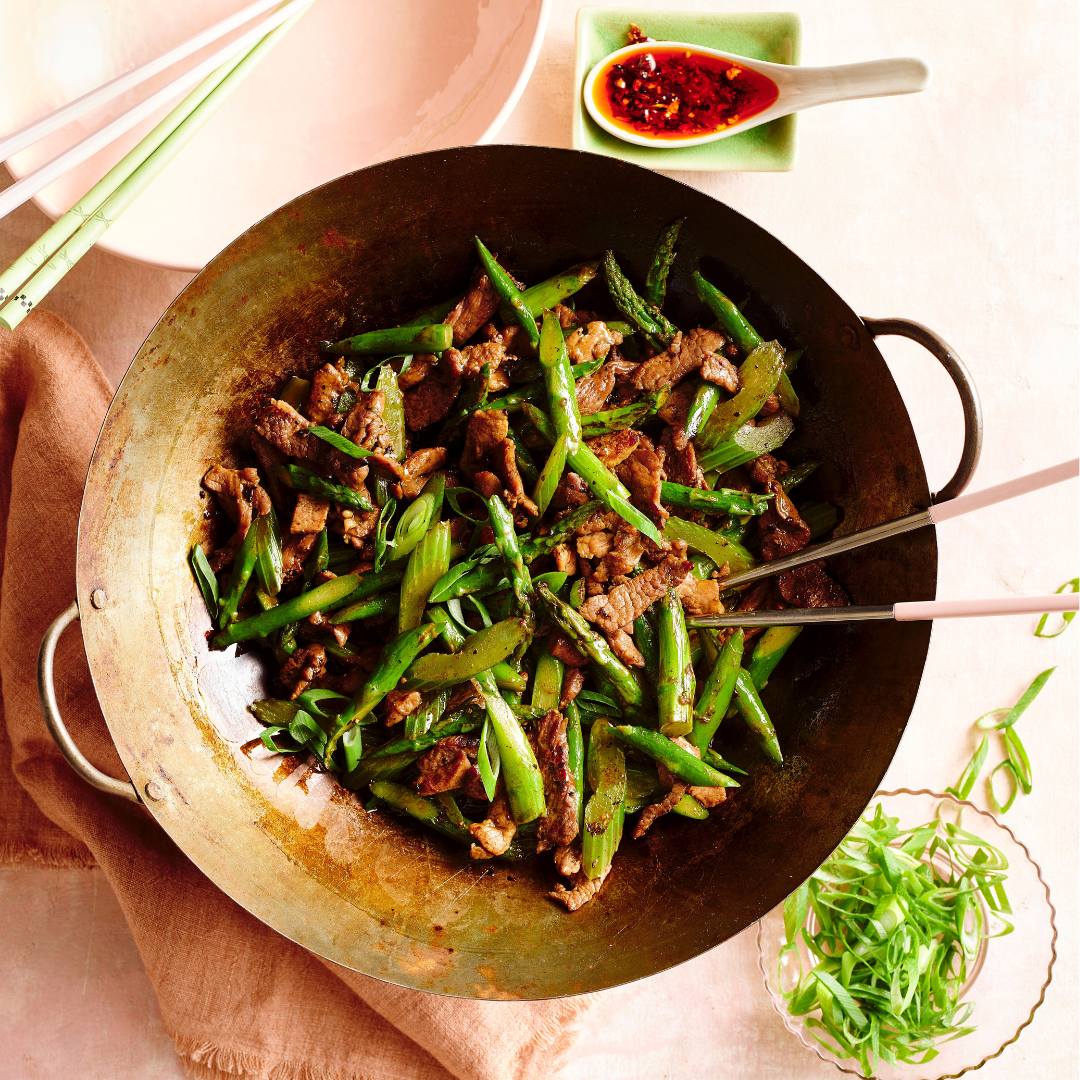Sichuan lamb stir fry
