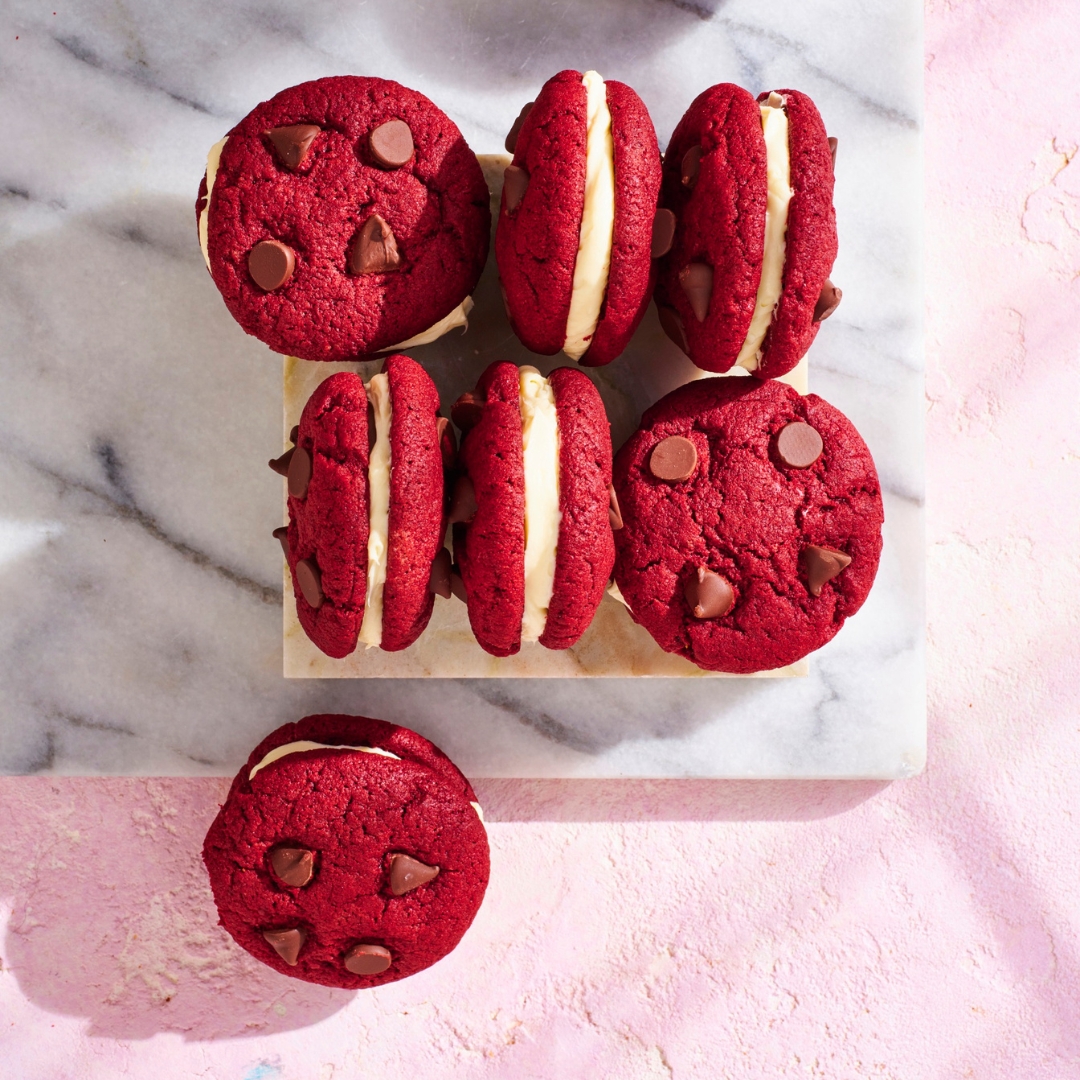 Red velvet cookies