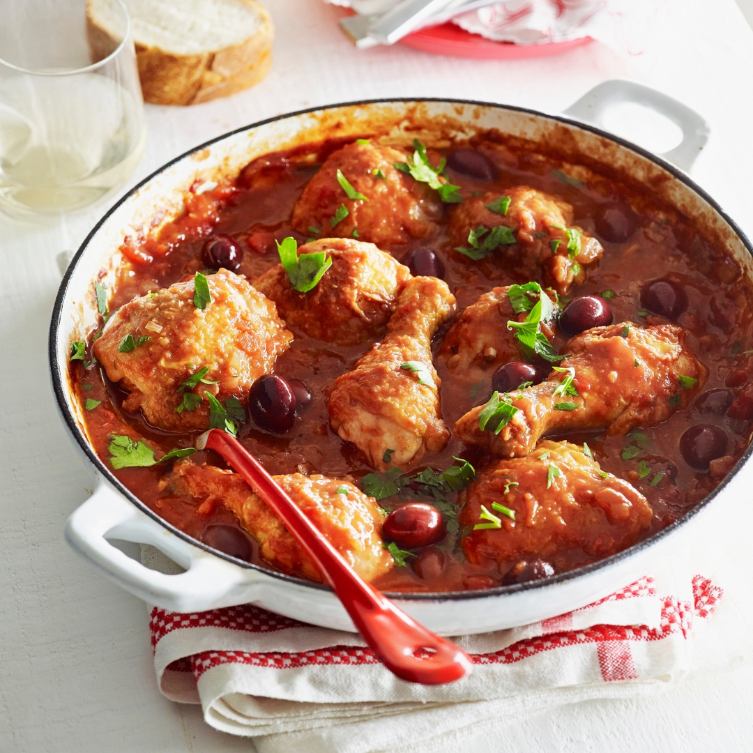 Julie Goodwin’s easy chicken cacciatore