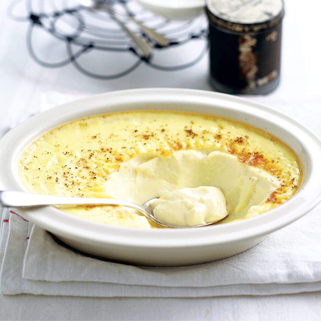 Baked custard