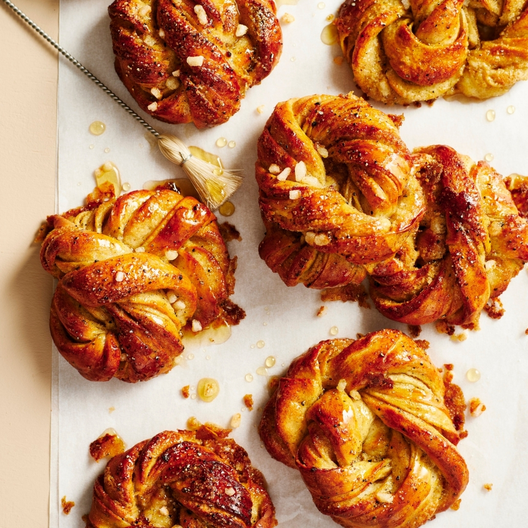 Swedish cardamom morning buns