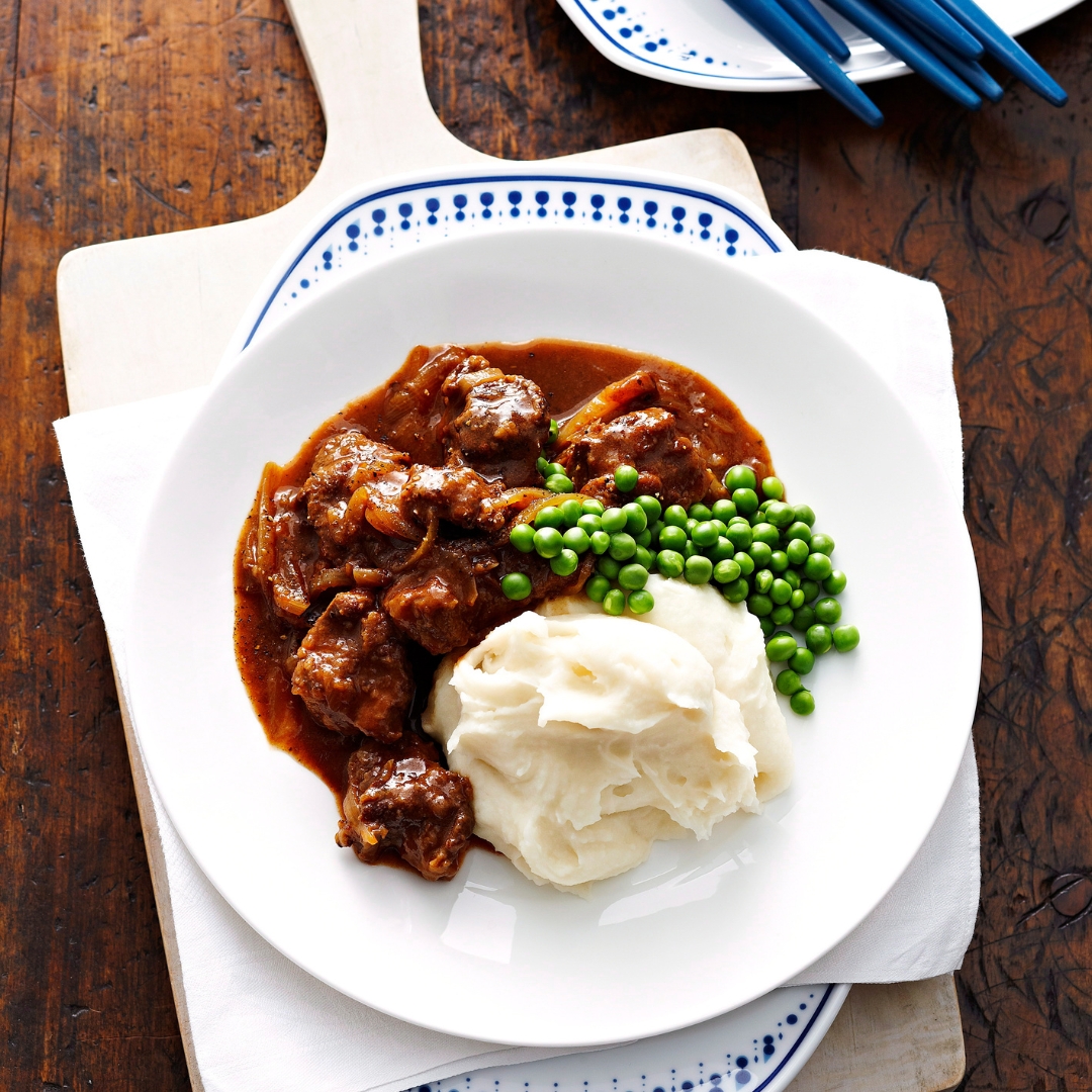 Julie Goodwin’s braised steak and onions