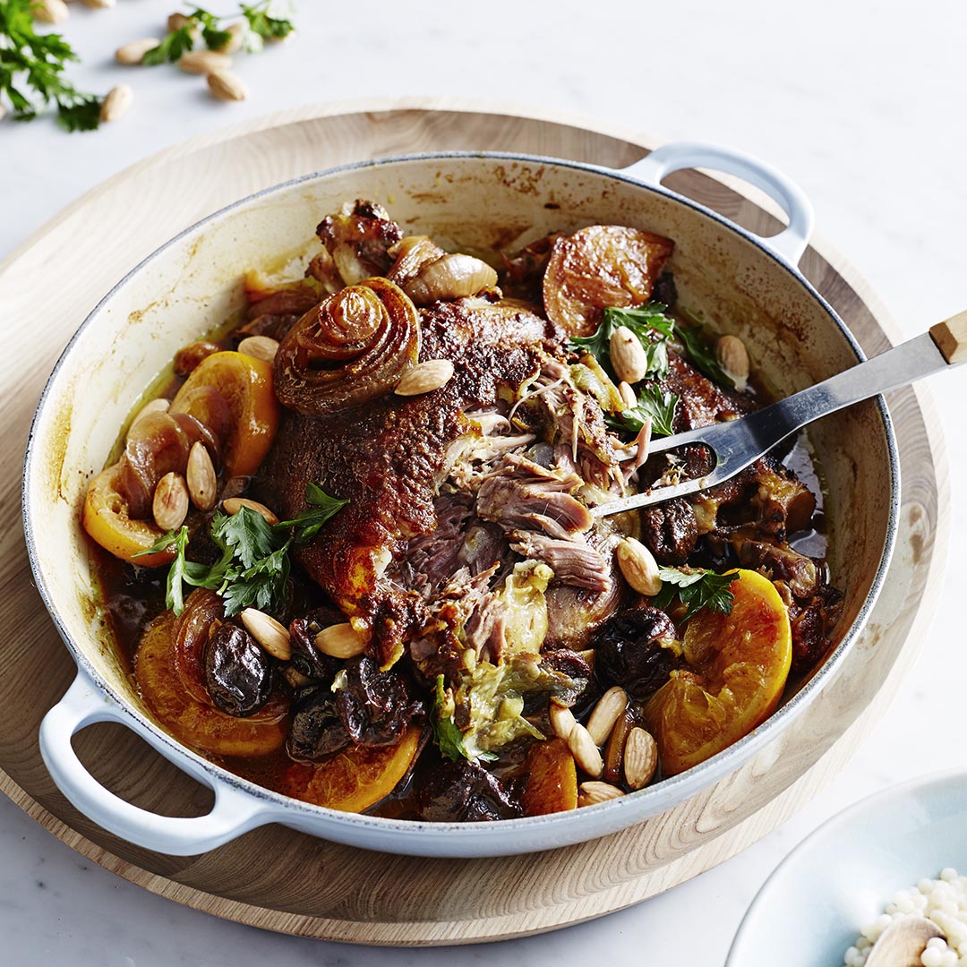 Julie Goodwin’s slow-roasted Moroccan lamb shoulder