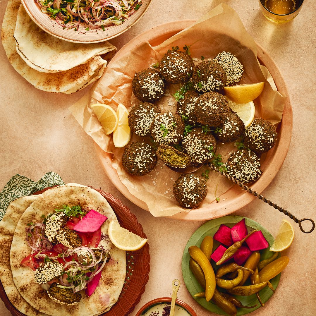 Karima Hazim’s herby falafel
